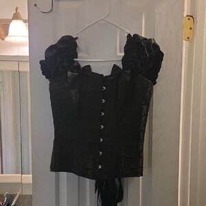 Elegant Corset Story Black Women's Corset Top